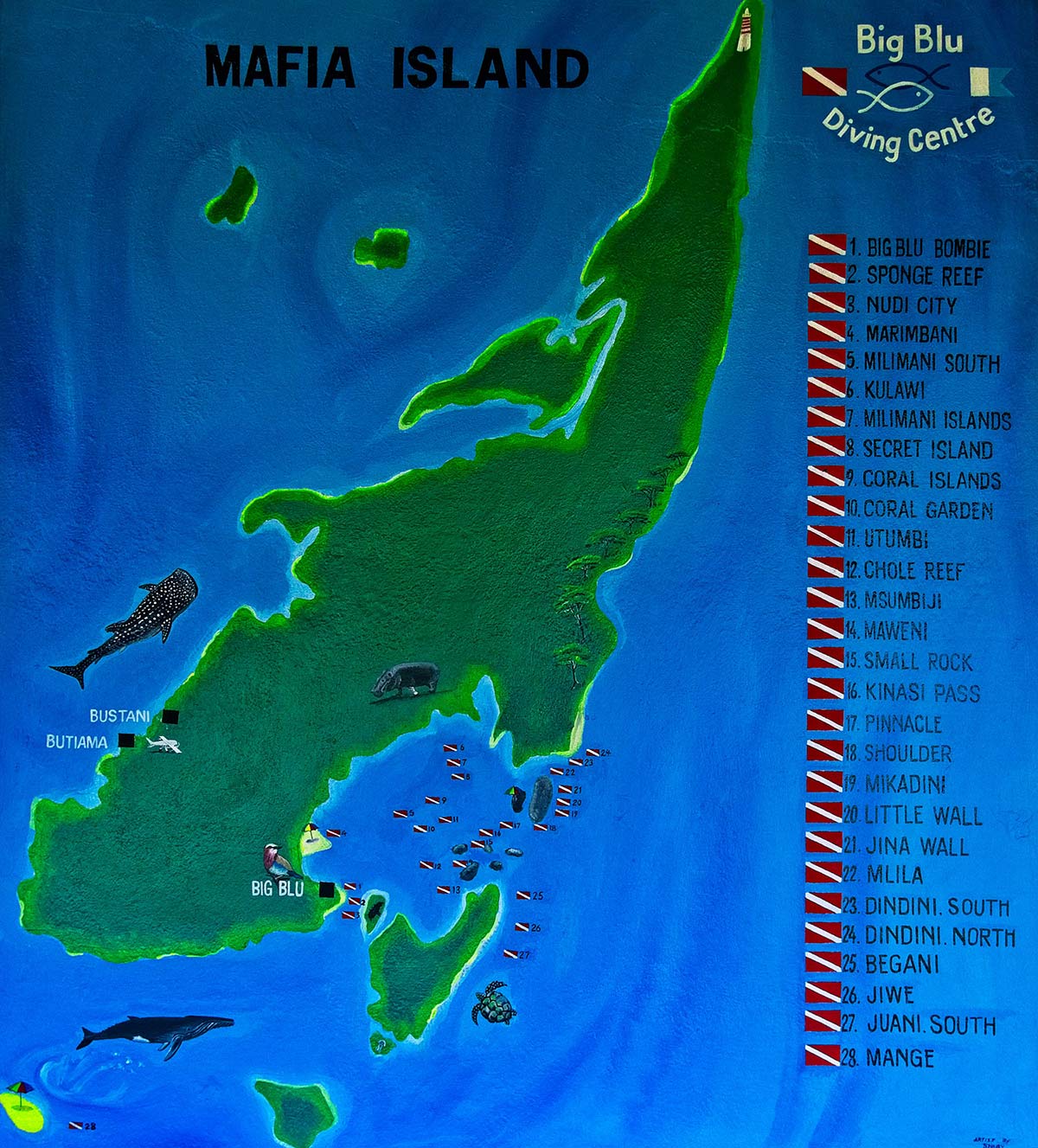 bigblu mafia island map