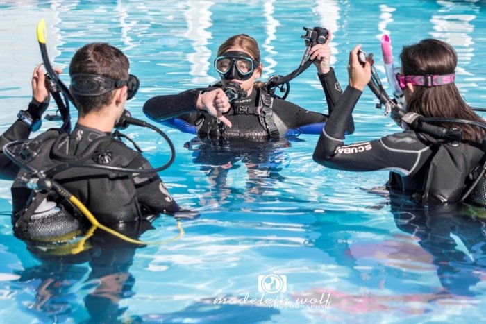 Are you new to scuba diving open water course in pool