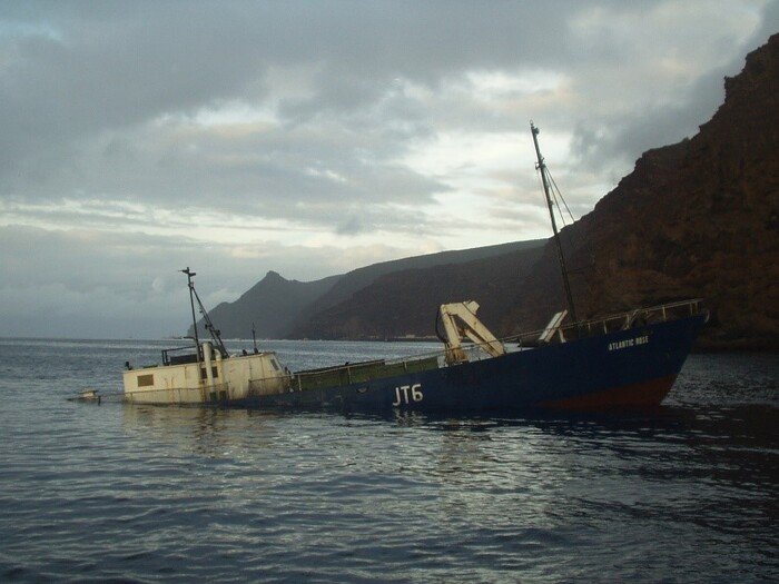 atlantic rose sinking