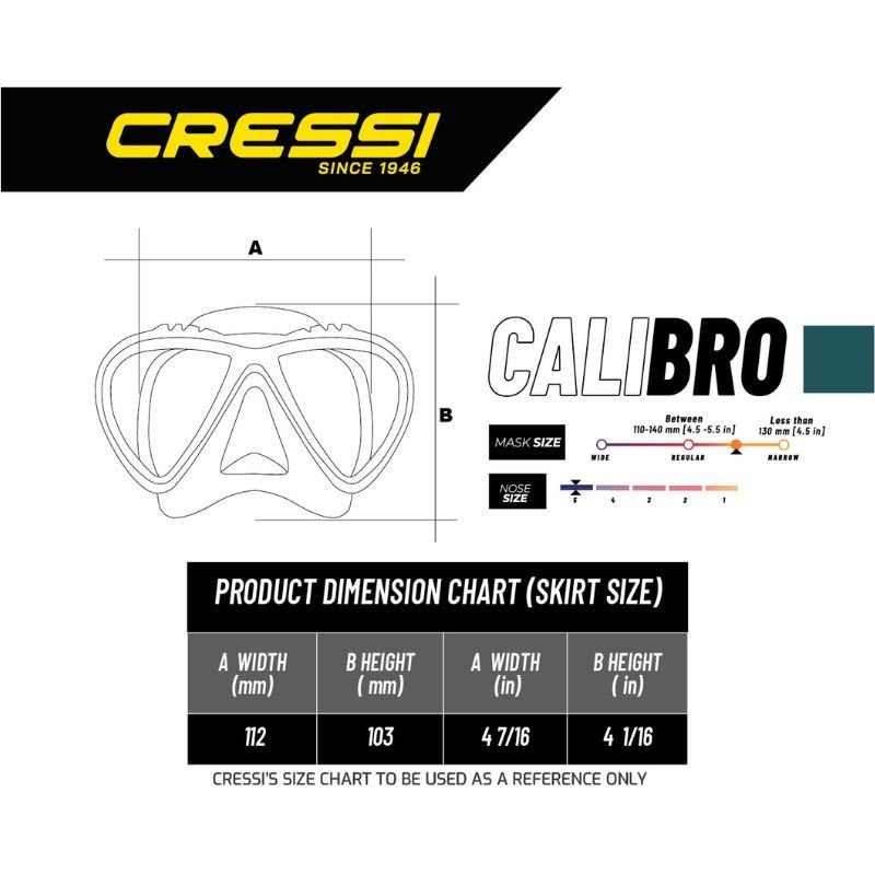 Cressi Calibro Mask & Corsica Snorkel Set - Image 5