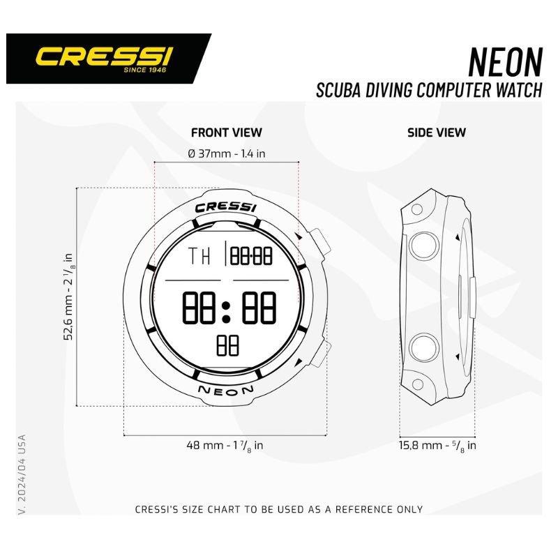 Cressi Neon Dive & Apnea Watch-Computer - Image 3