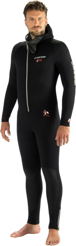 diver-lady-monopiece-wetsuit-7mm-m-3#12.jpg. Diver Monopiece Wetsuit 7mm