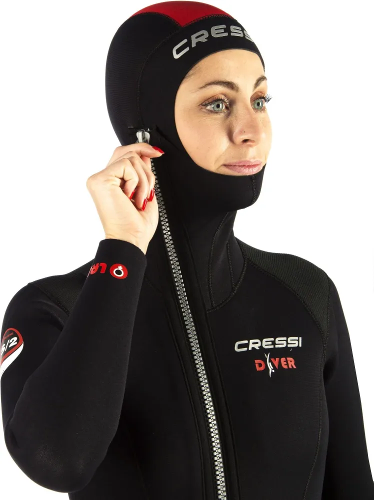 diver-lady-monopiece-wetsuit-7mm-m-3#8.jpg. Diver Monopiece Wetsuit 7mm