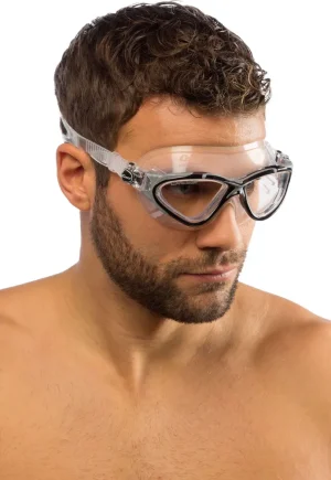 planet-goggles-sil-clear-frame-black-silver#3.jpg. Planet Swimming Goggles