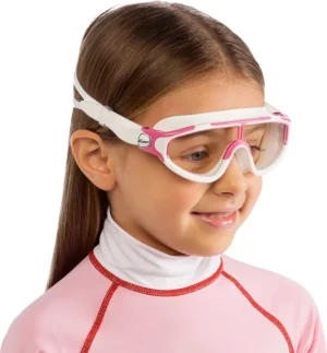 baloo-kid-goggles-pink-frame-pink-white#3.jpg. Baloo kids swimming goggles