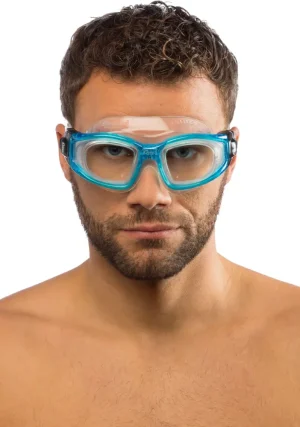 galileo-goggles-t-glass-sil-frame-aquamarina#3.jpg. Galileo Swimming Goggles