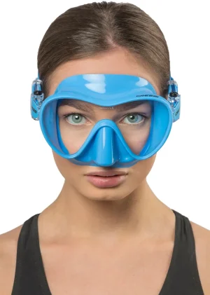 f1-small-mask-blue#3.jpg. F1 Small Mask - Scuba mask